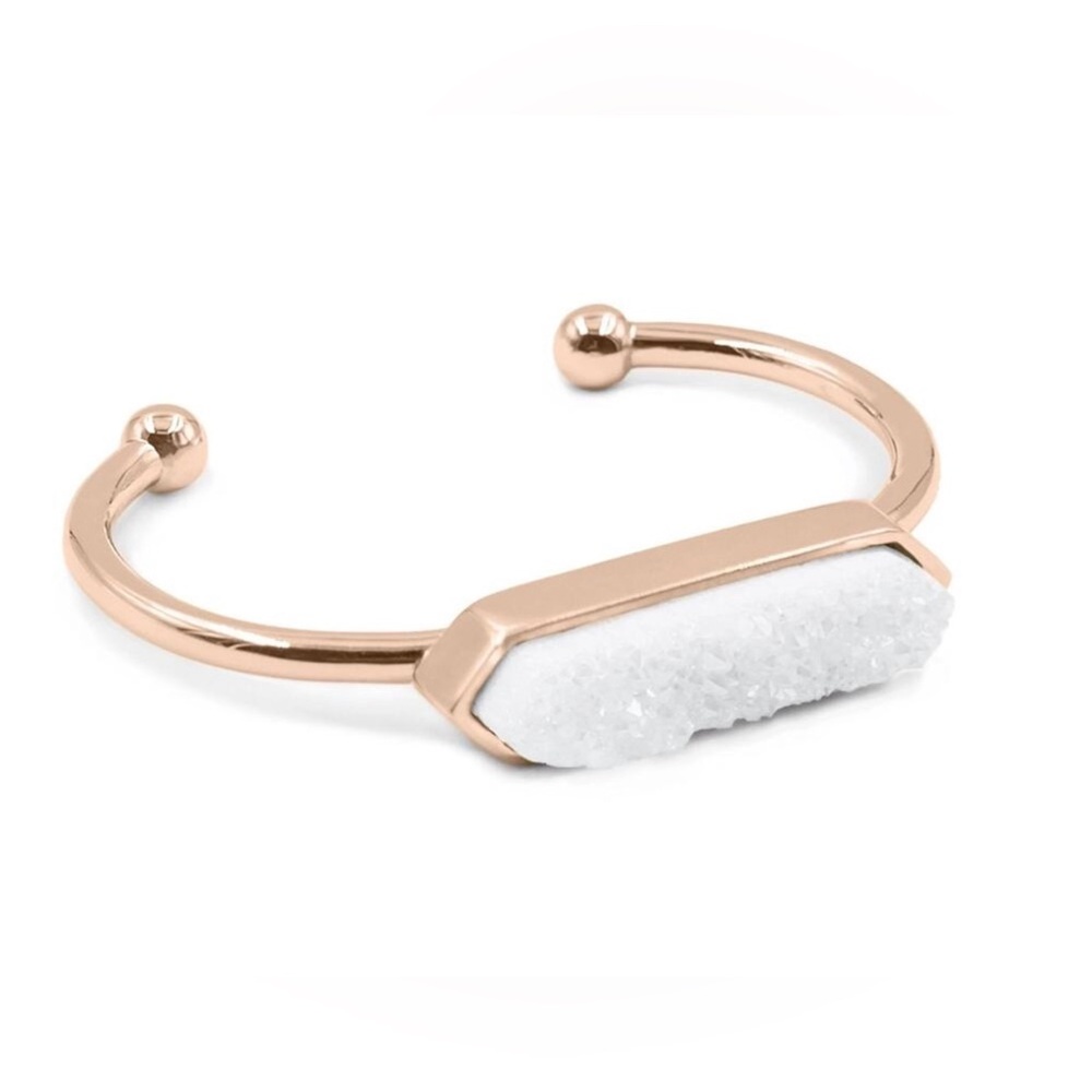 NWT Kinsley Armelle Rose Gold Quartz Bangle